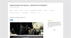 Desktop Screenshot of jb-machine.com